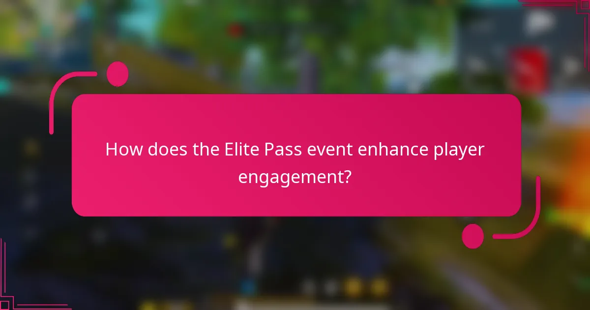 How does the Elite Pass event enhance player engagement?