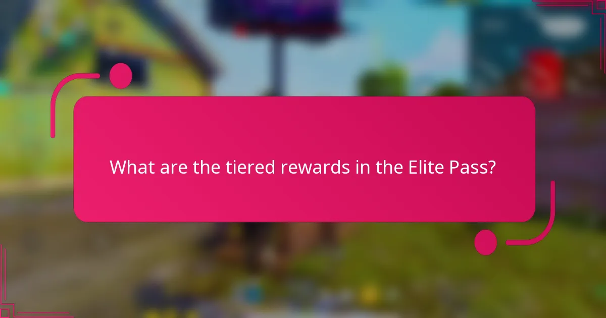 What are the tiered rewards in the Elite Pass?